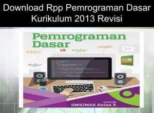 Download Rpp Pemrograman Dasar